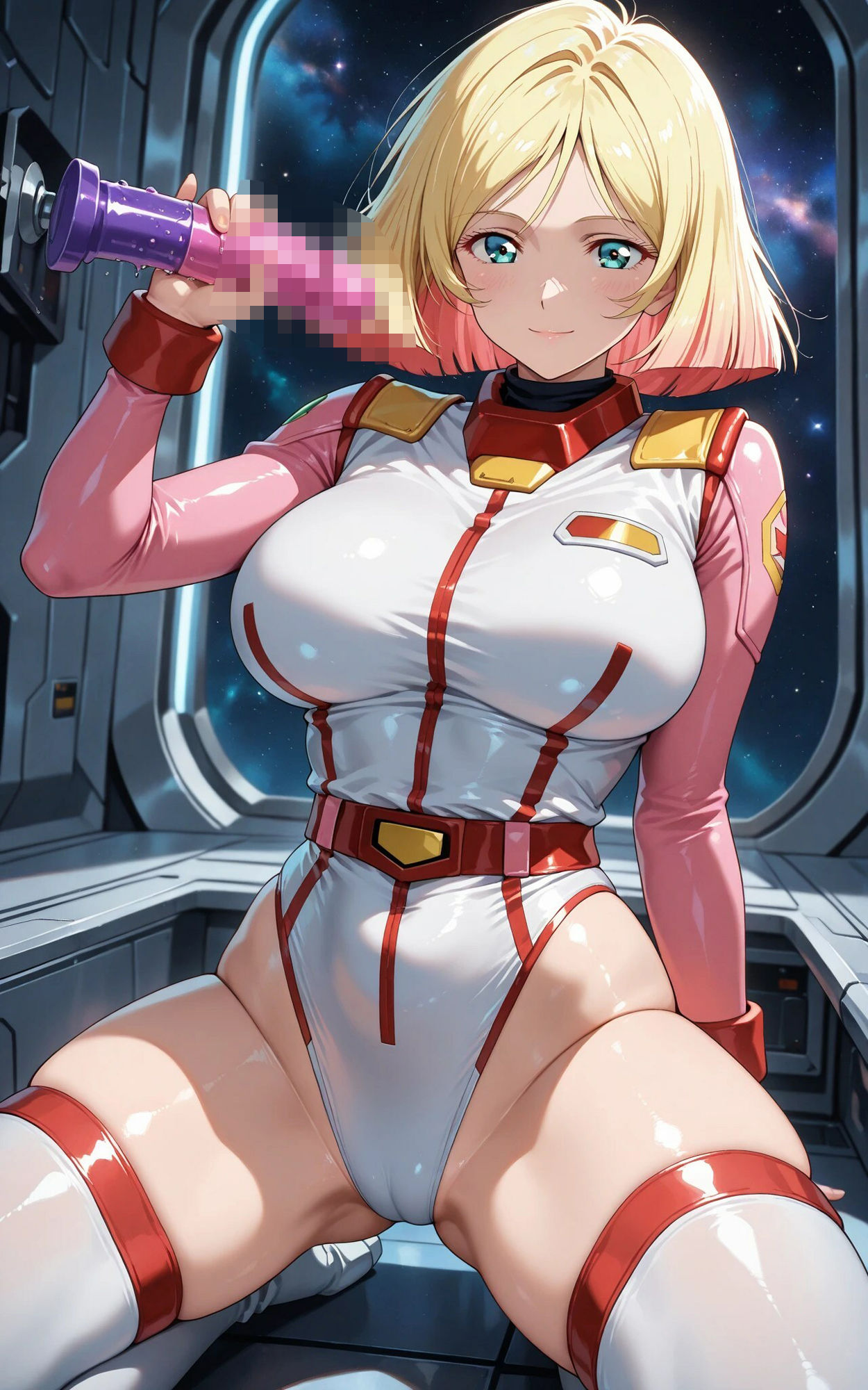 サンプル画像4:【発情美少女】機動戦士ガ☆ダム セイラ ☆ス編(画像生成マン) [d_549233]