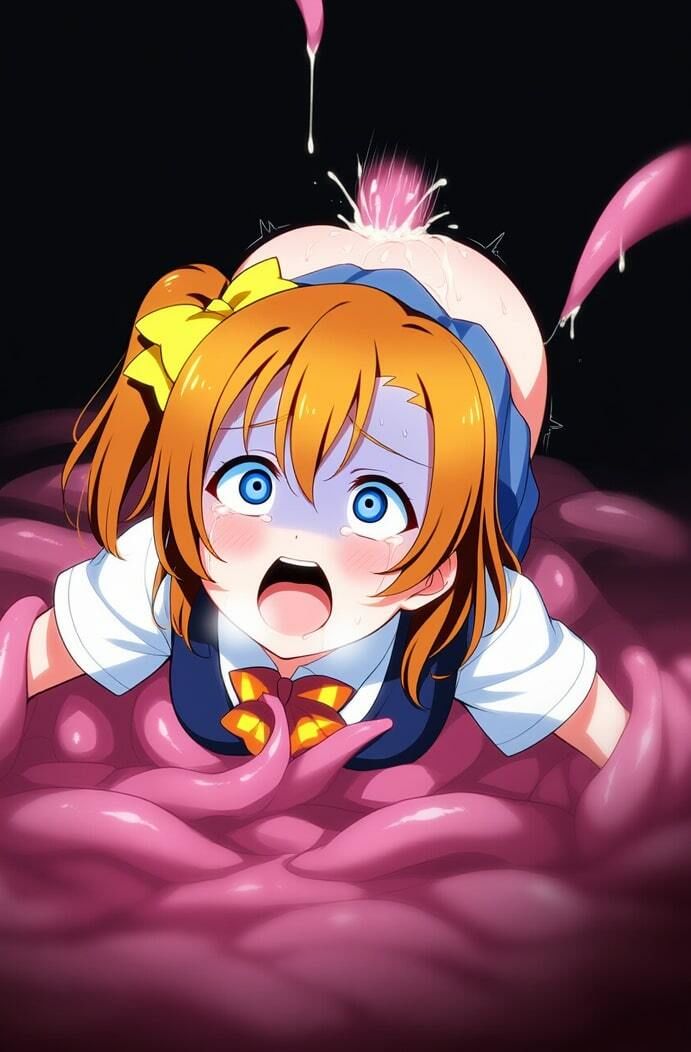 サンプル画像3:高坂穂●果 vs ぬるぬる触手(Nakki_触手・ヒロピン) [d_549259]