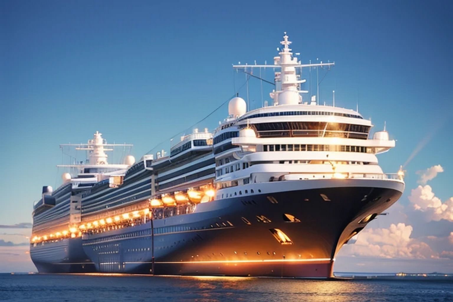 サンプル画像5:フェリー・豪華客船  背景素材(豊川内角) [d_549280]