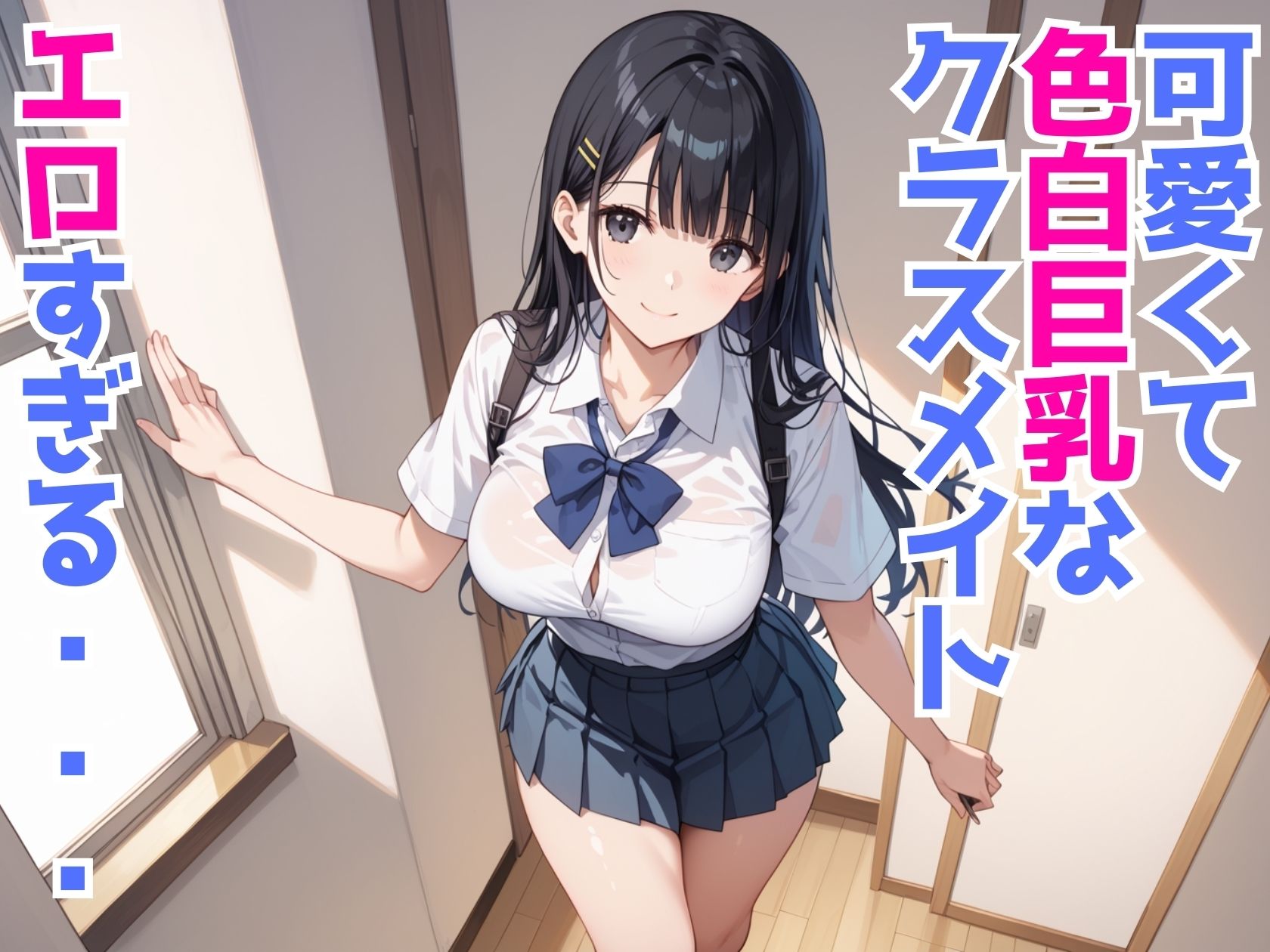 クラスの清楚系女子校生を種付けプレスし放題 画像1