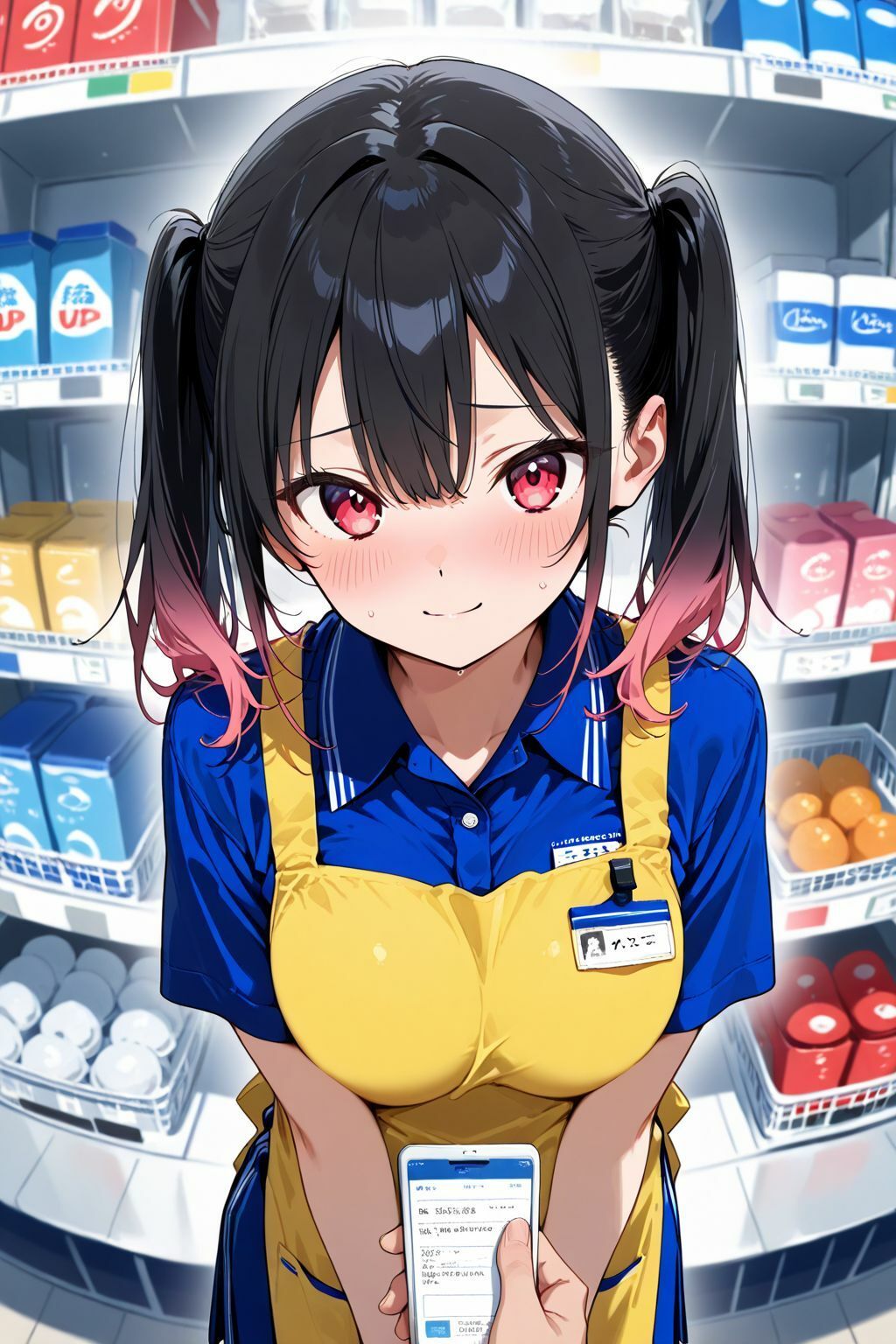 サンプル画像1:えっちなサービスをしてくれると噂のコンビニに行ってみた件(肉欲の園) [d_549407]