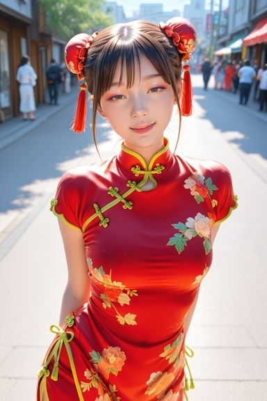 サンプル画像1:エロチャイナ娘(AIグラビアRIU) [d_549454]