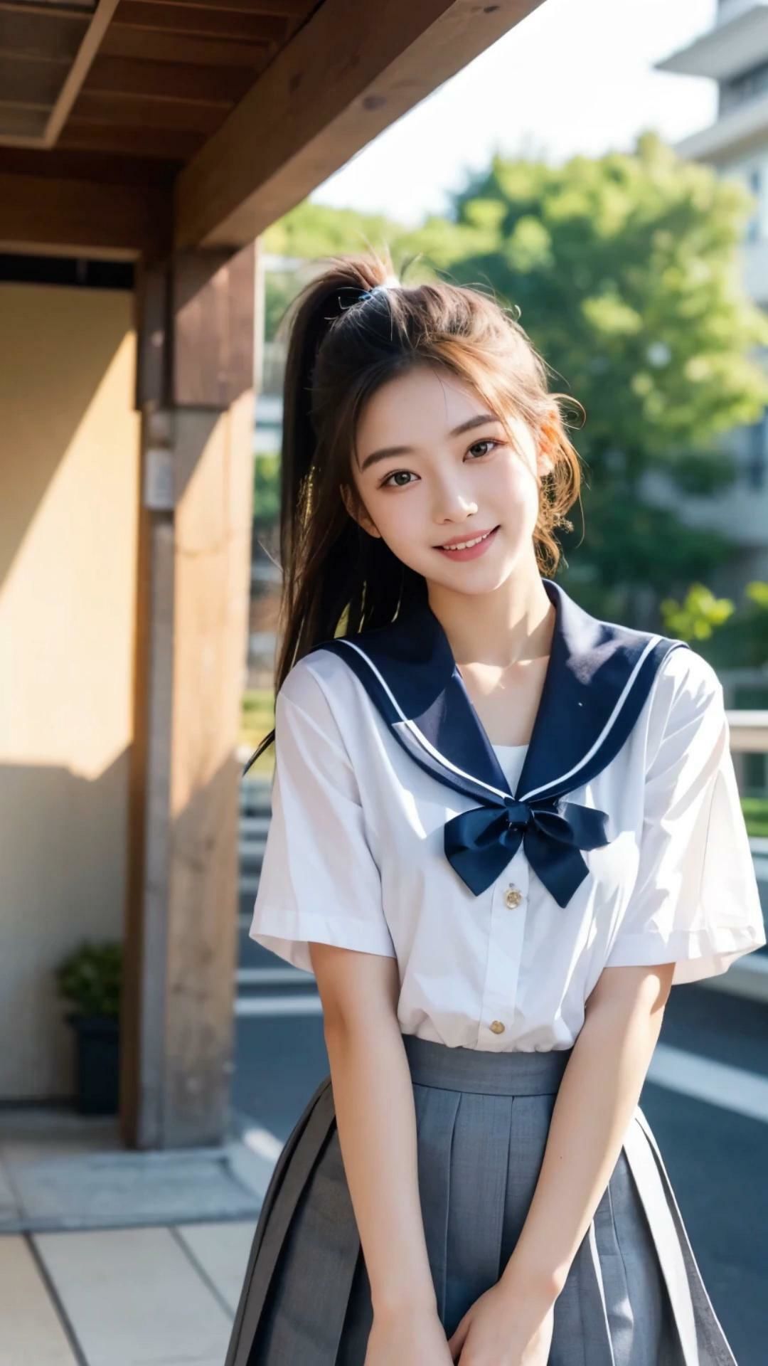 サンプル画像5:女子校生のトップレスダンス動画1(浜辺  竜) [d_549462]