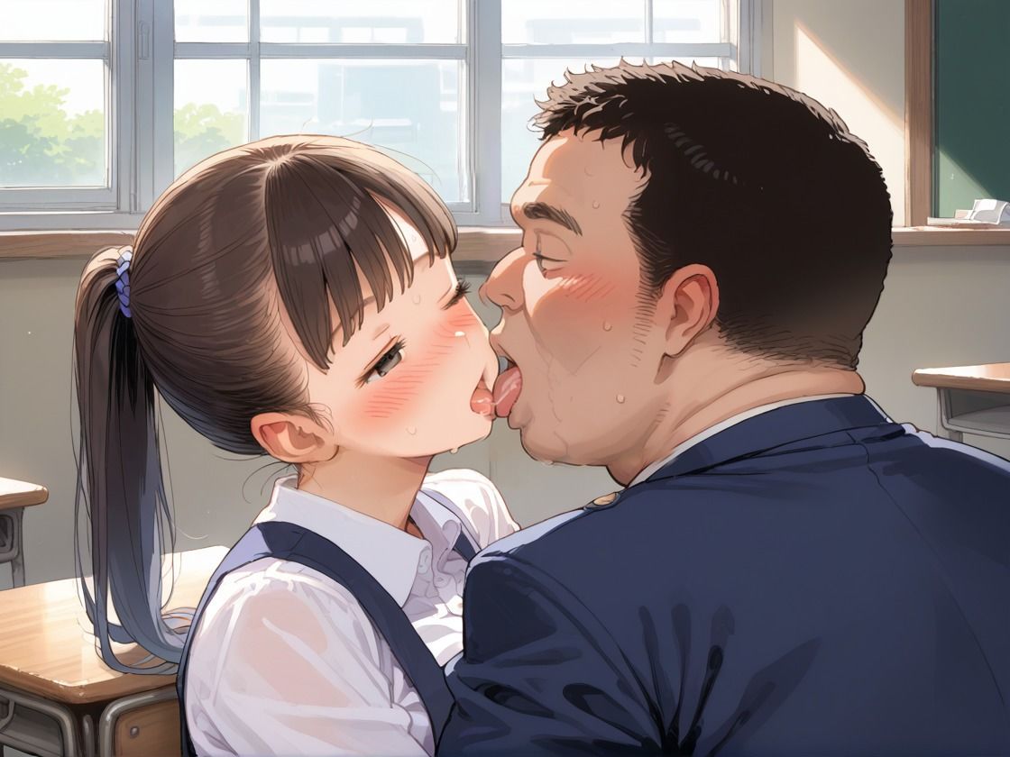 サンプル画像1:性指導教室編 変態教師が女子校生を校内レ●プ(にじのたまてばこ) [d_549529]