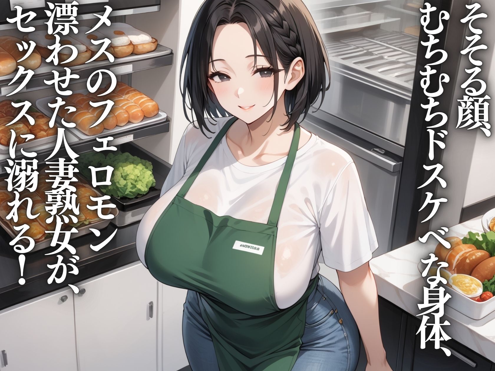 サンプル画像1:爆乳パート主婦を持ち帰り寝取りまくり汗だく本気セックス(うおでっか) [d_549645]