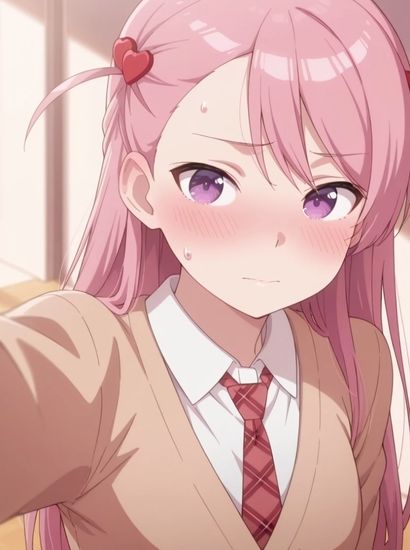 クラスの大嫌いな女子と結婚することになったの桜森真帆から送られてきた自撮り写真 画像1