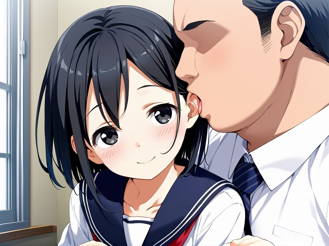 つるぺた女子校生 キモデブおじさんとのセックスで快楽堕ち画像no.2
