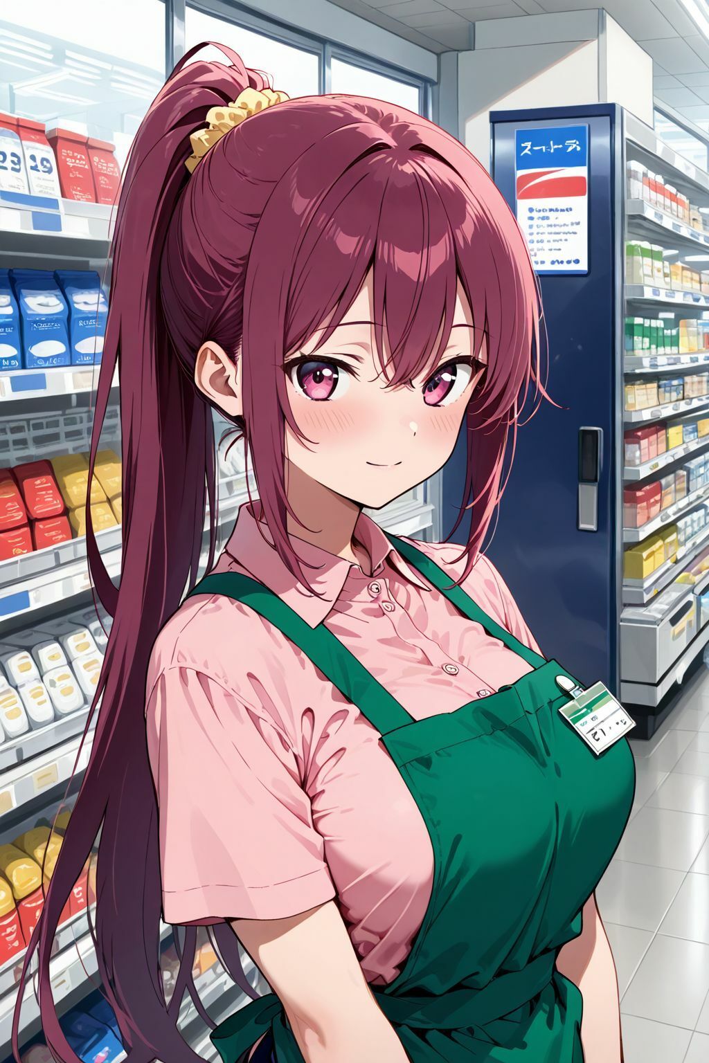 サンプル画像1:えっちなサービスをしてくれると噂のコンビニに新人がいた件(肉欲の園) [d_549761]