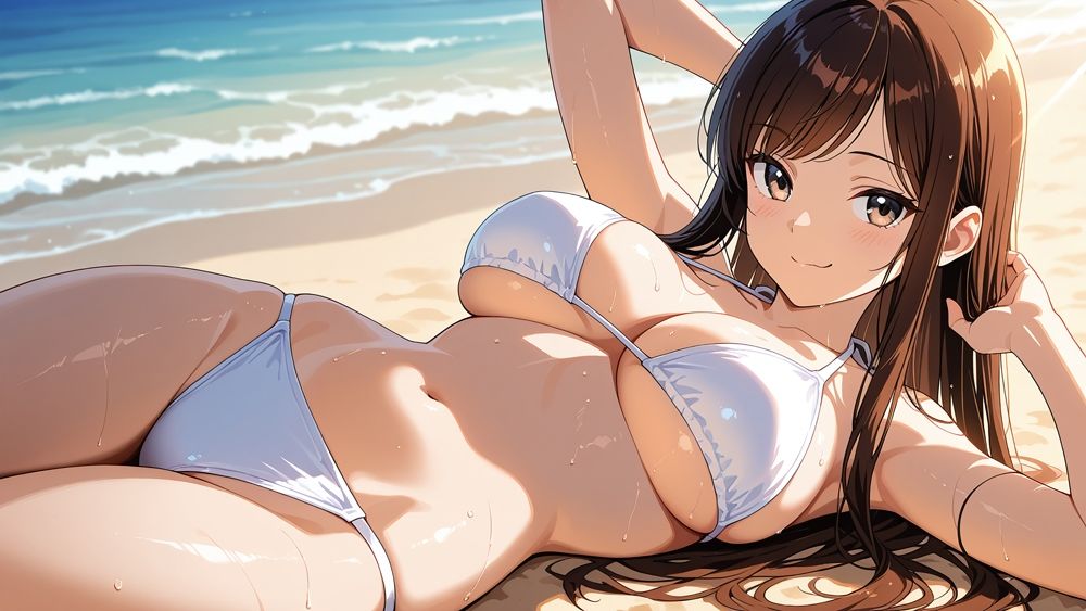 サンプル画像3:巨乳黒髪清楚モデルと淫らな茶髪美女との秘密撮影で発情堕ち【350枚収録】【4K】【FANZA専売】(御一堂) [d_549807]