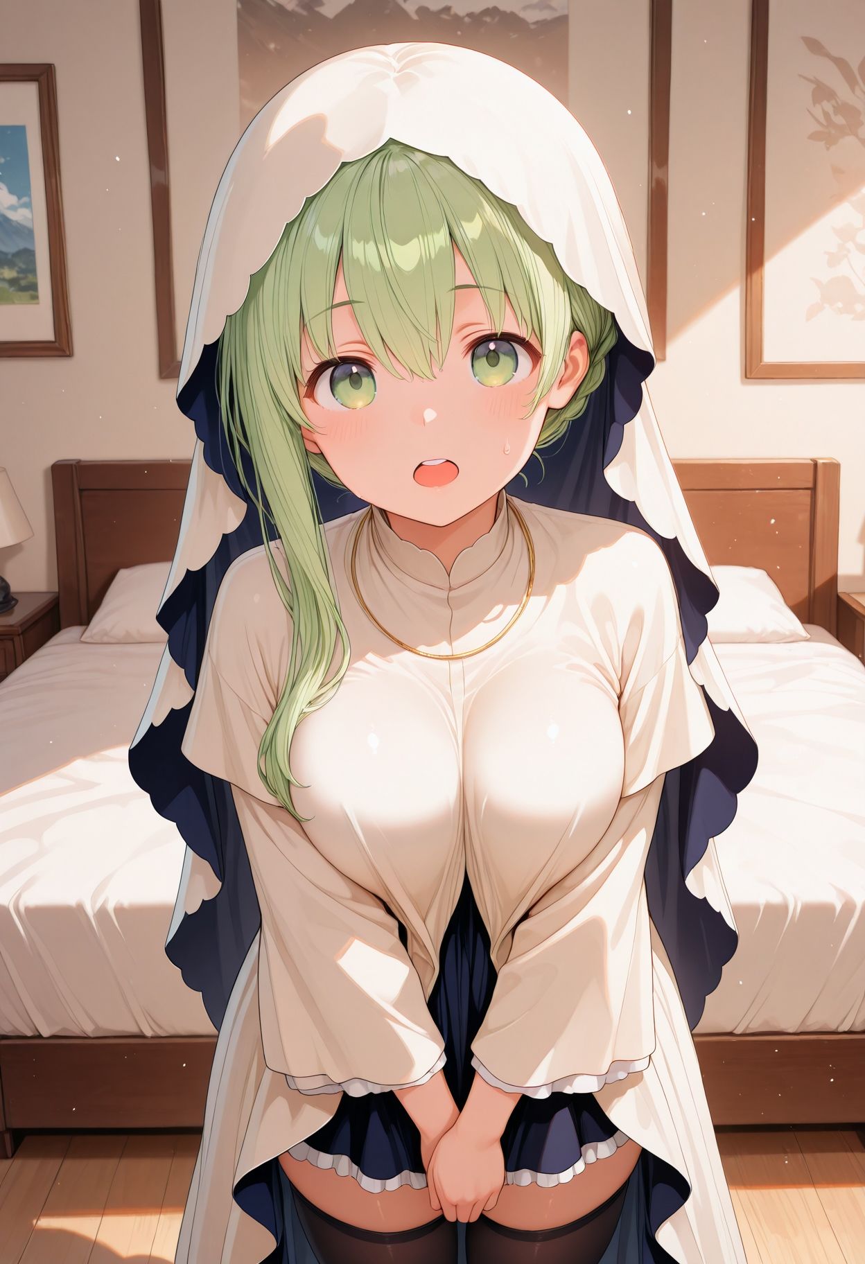 サンプル画像1:白〇女と黒牧師 セ〇リア えっちなCG集(へっぽこAI研究室) [d_549819]