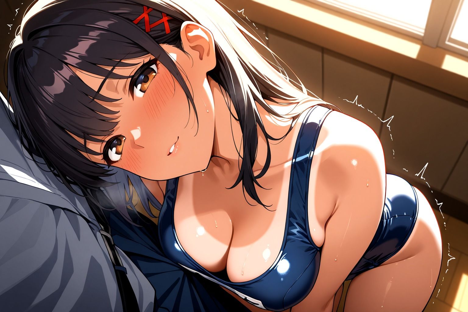 サンプル画像5:小麦色の妹がエロすぎて  日焼け跡付き巨乳に敗北の逝き地獄(あめふらし) [d_549826]