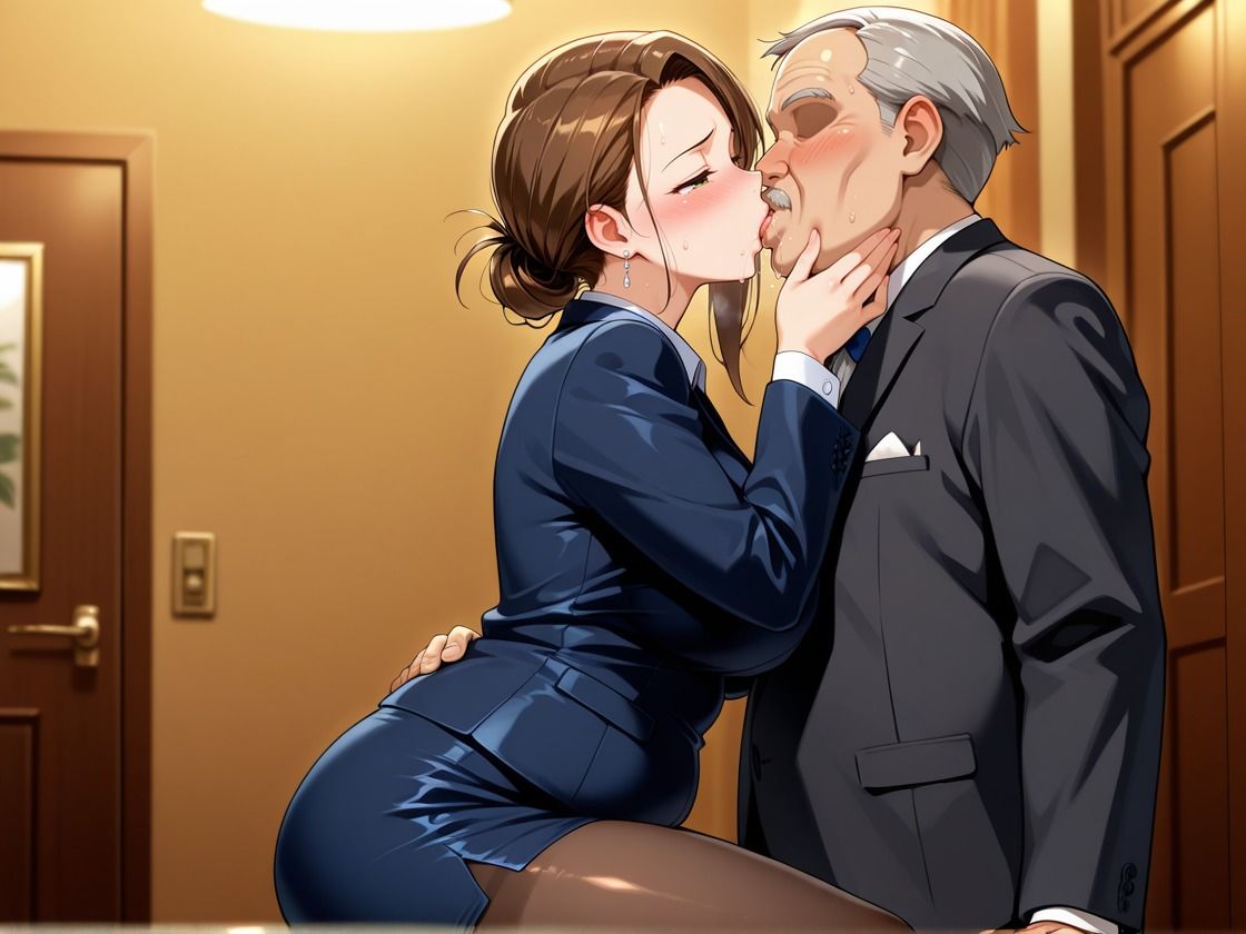 サンプル画像1:爆乳秘書は絶倫エロ社長の言いなり(むっちぃぱい) [d_549854]