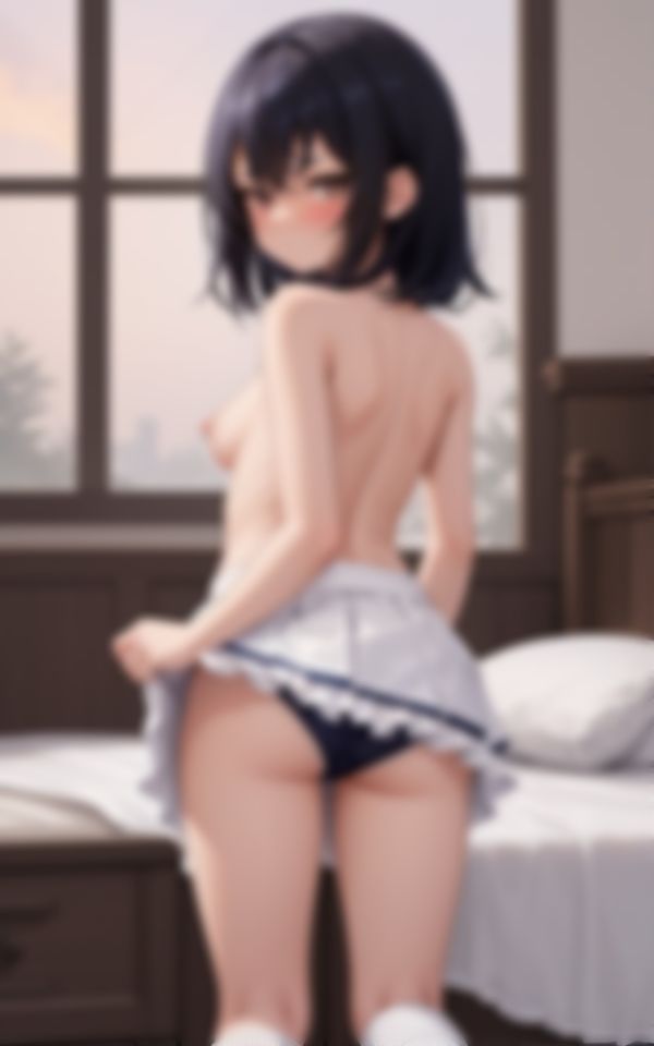 サンプル画像4:嫌がりながらかわいいお尻を見せるエチエチ淫乱美女記録集(I LOVE AI) [d_549876]