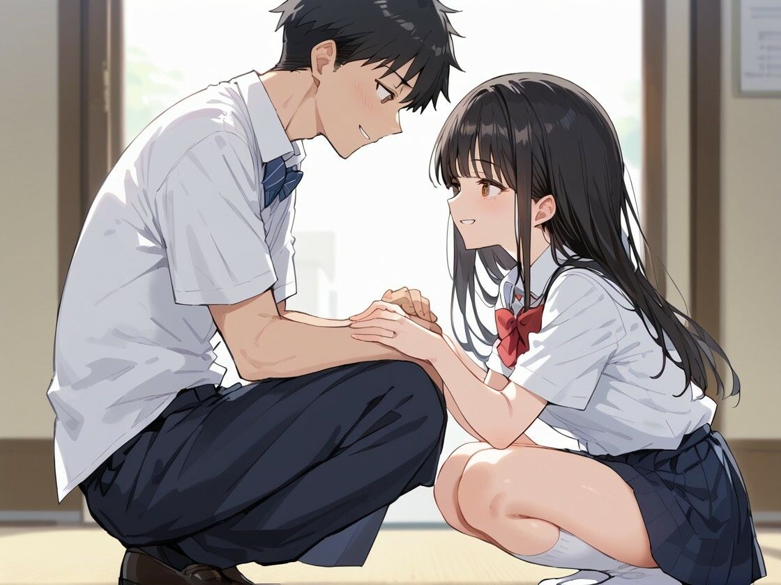 サンプル画像2:委員長の裏の顔は性処理係 〜スクール水着編〜(つきよみくん) [d_549879]