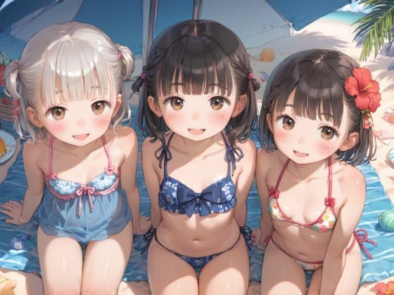 ロリっ子たちの種付け夏休み 画像1