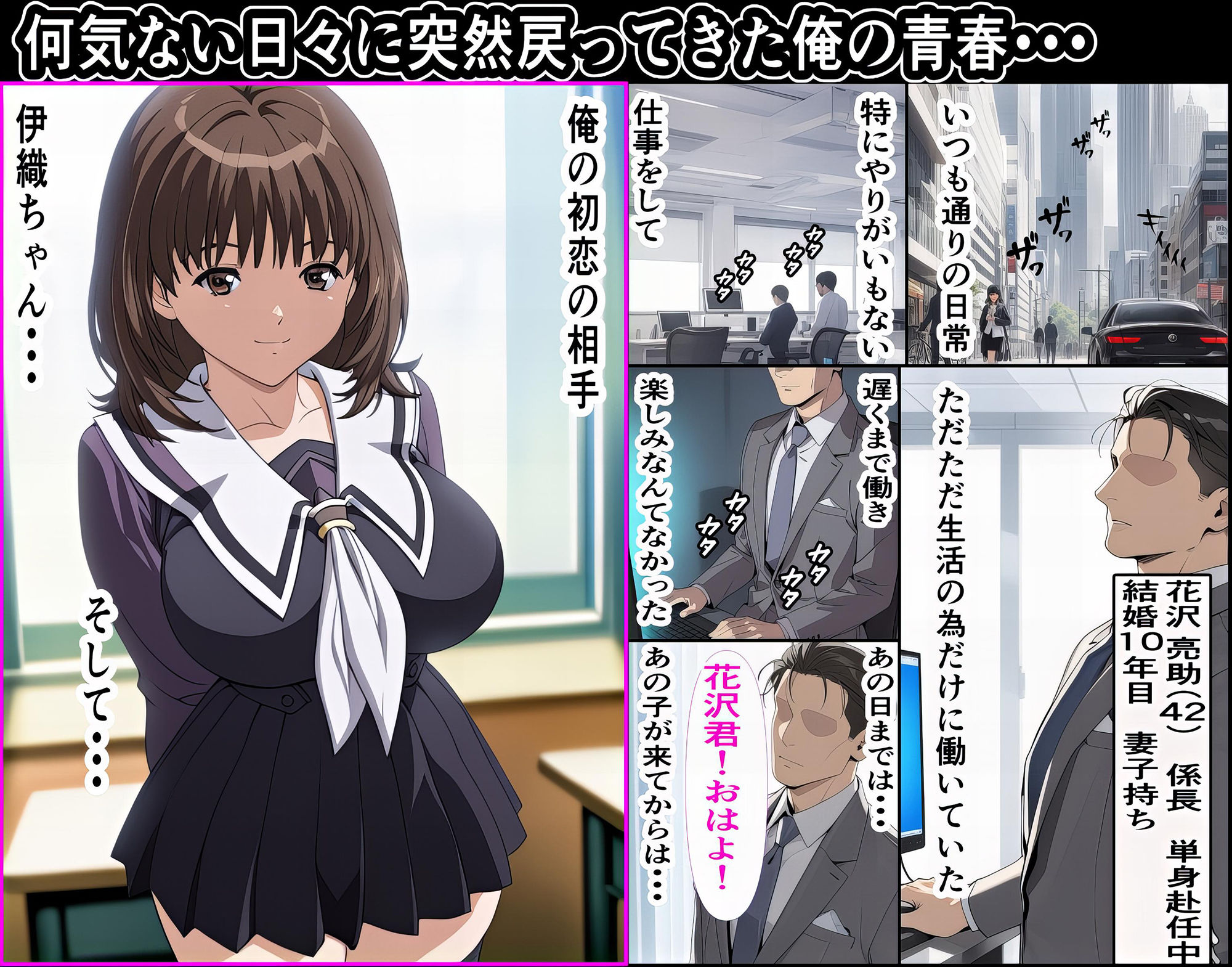 サンプル画像2:人妻になった伊織を寝取った！俺専用の肉便器にして孕ませてやった話(東京アキバ同人倶楽部) [d_549978]