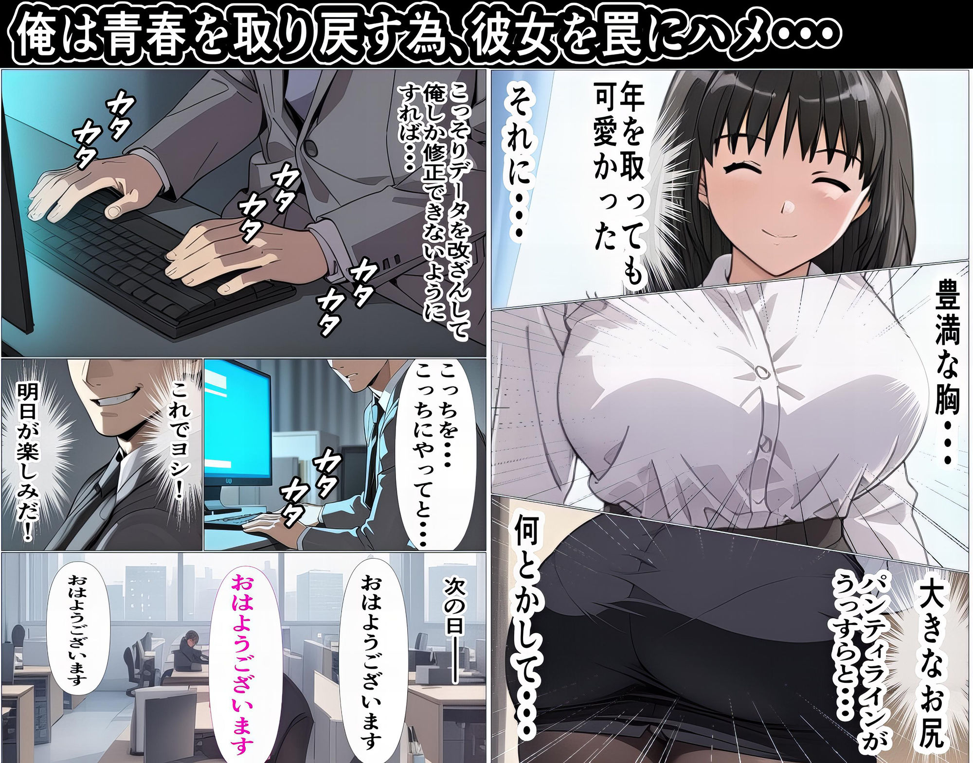 サンプル画像4:人妻になった伊織を寝取った！俺専用の肉便器にして孕ませてやった話(東京アキバ同人倶楽部) [d_549978]