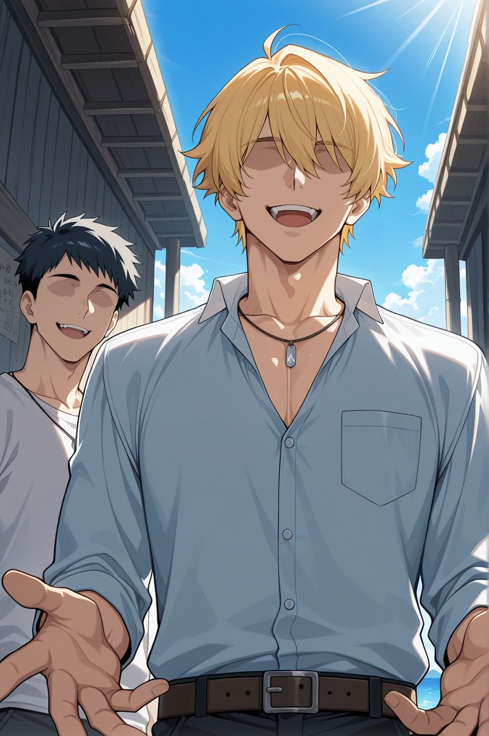 サンプル画像2:俺たちの性処理担当  -枝葉凛-(お手軽！ひろいんメス化計画) [d_550050]