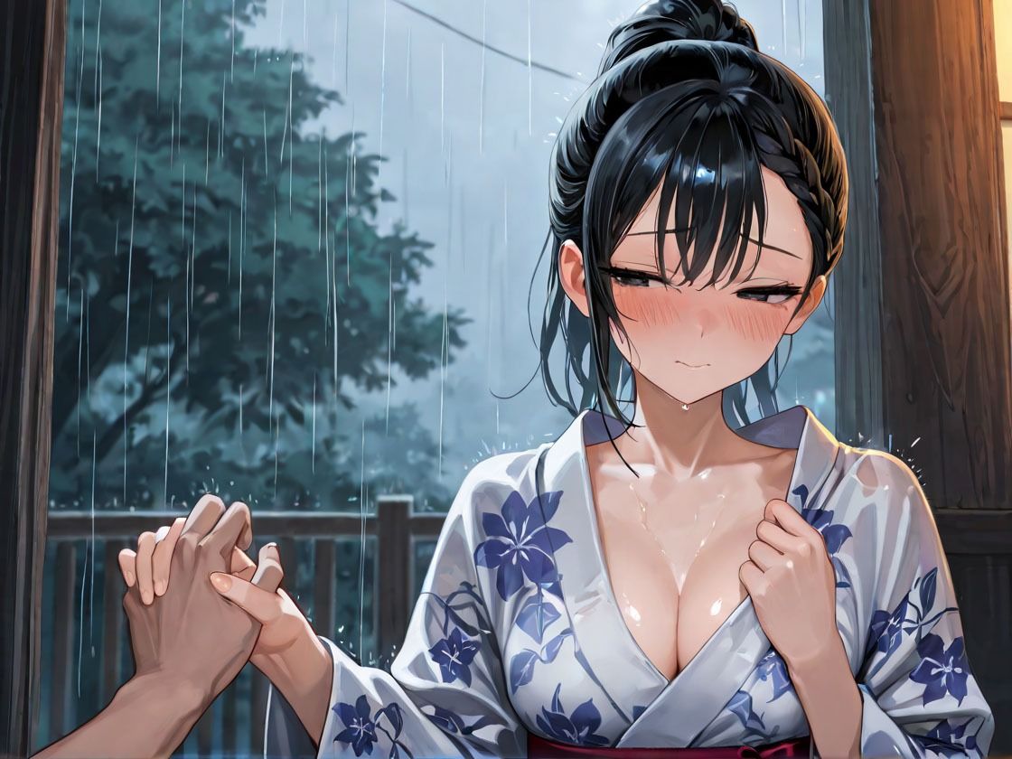 サンプル画像1:花火大会の夜、狂わせた突然の雨〜幼馴染のクラスメイトと駆け込んだラブホ相部屋雨宿り中出し〜(ピンクムーン) [d_550101]