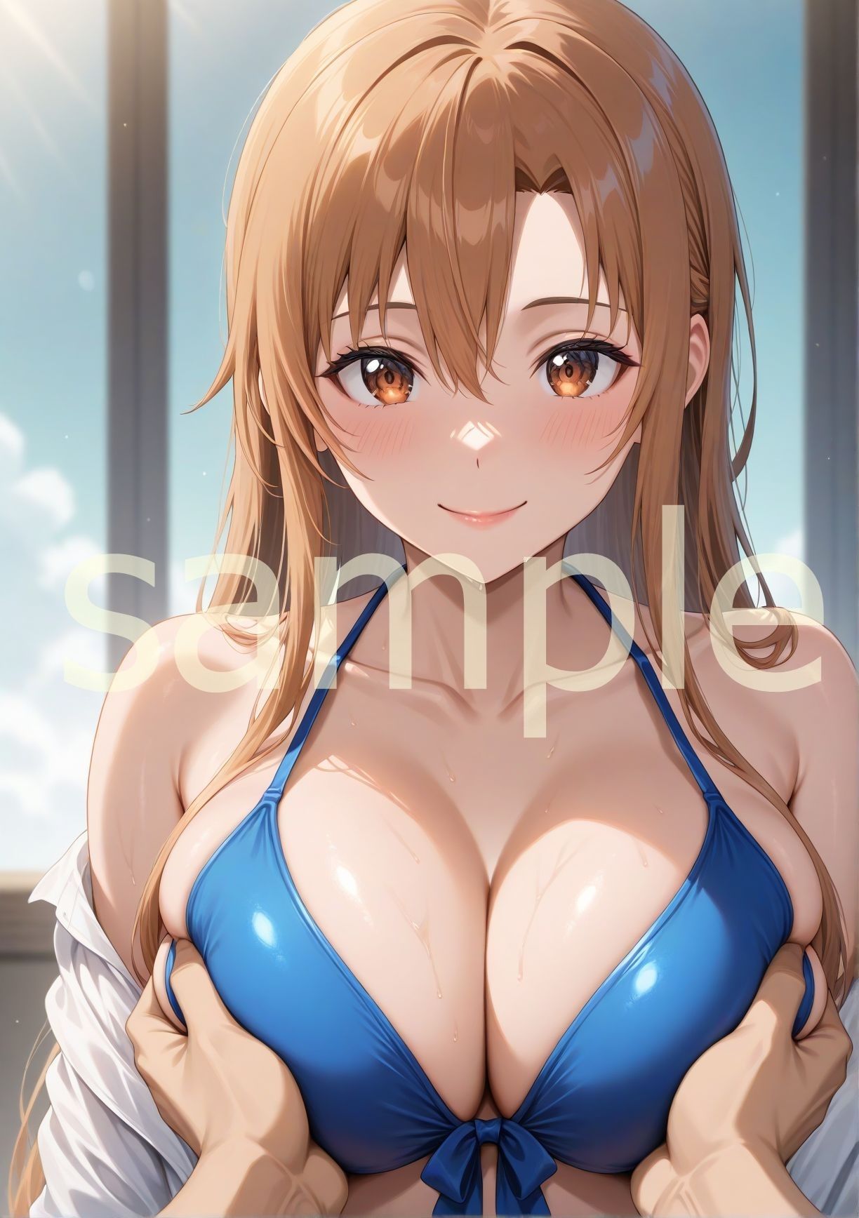 サンプル画像1:あそこに響け【乳揉み日記】S〇O 人気ヒロイン3キャラ編(妄想スタジオ) [d_550224]