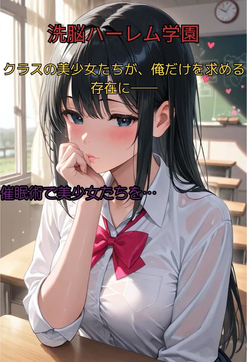 サンプル画像1:支配された学園  洗脳アプリでクラスの美少女たちを抗えぬ快楽で従順ハーレム化(Aimagination) [d_550236]