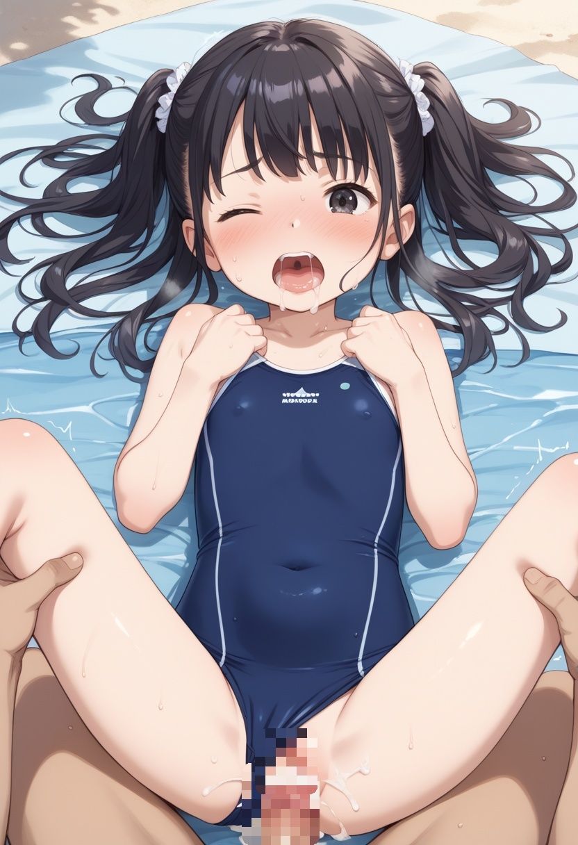 少女のぷにまん体験会〜エッチな水着を披露するつるぺたひよこの秘部の観察えっち〜 サンプル画像 4