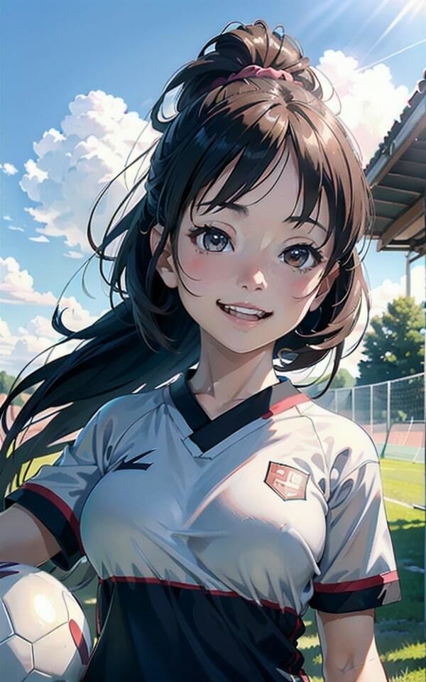 サンプル画像2:女子サッカー部の後輩はビッチ！おっぱいを見せつけてくる露出狂だった！！(XXX) [d_550295]