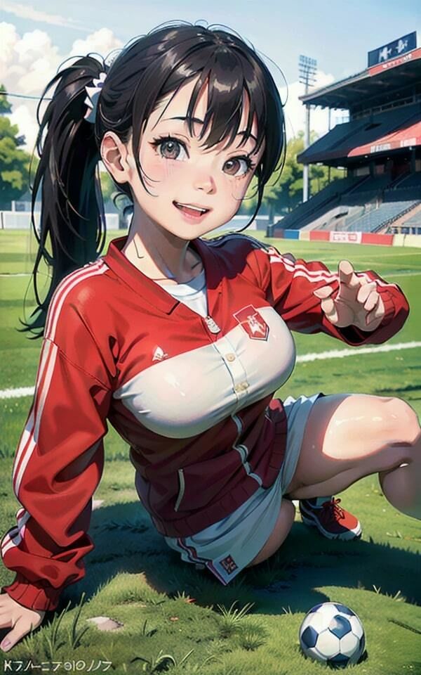 サンプル画像5:女子サッカー部の後輩はビッチ！おっぱいを見せつけてくる露出狂だった！！(XXX) [d_550295]