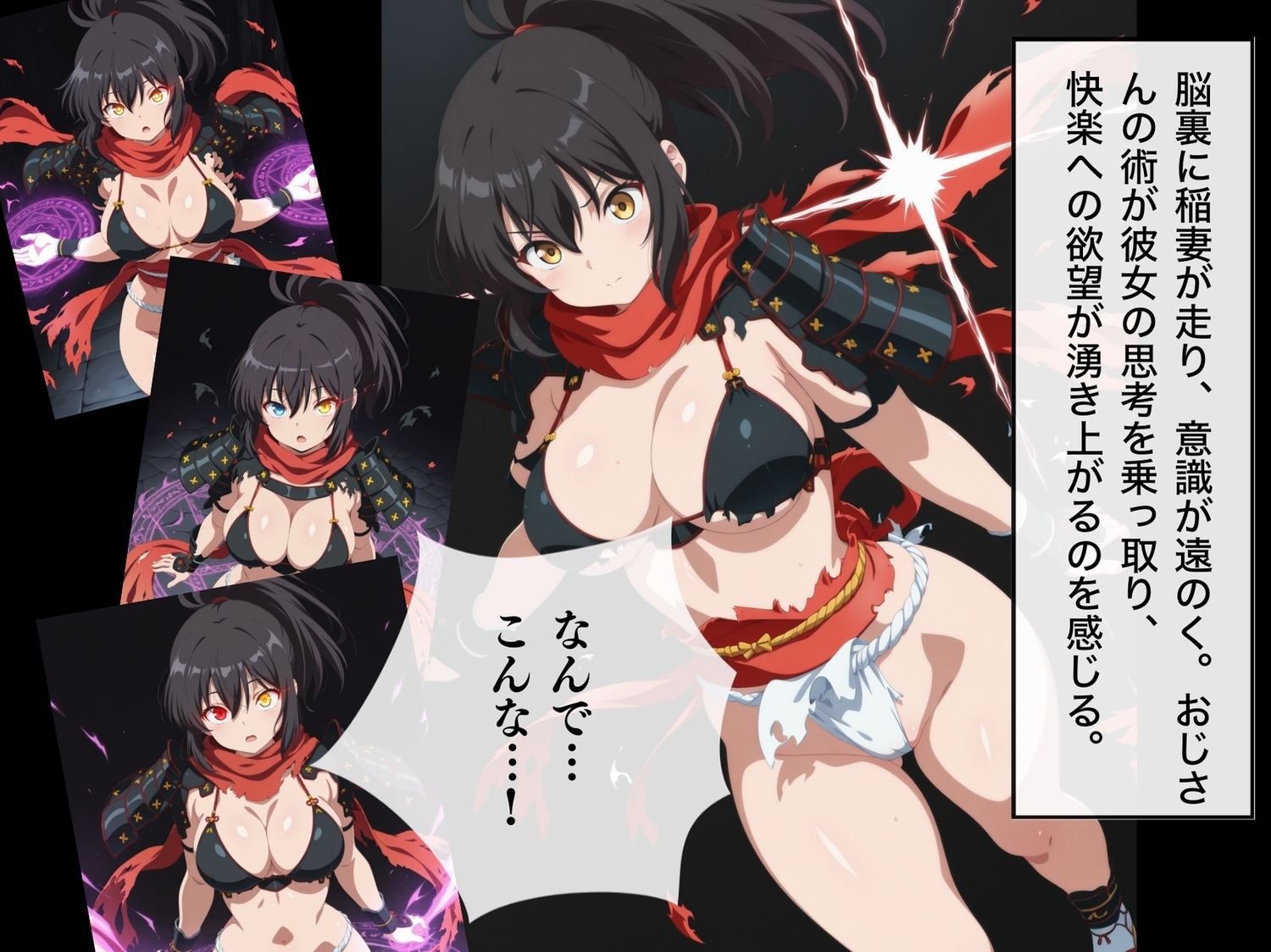 サンプル画像5:【完全敗北】戦陣の侍の終焉 〜催●波動に侵されたイ●ミ〜(種きゅん☆ハーレム計画) [d_550312]