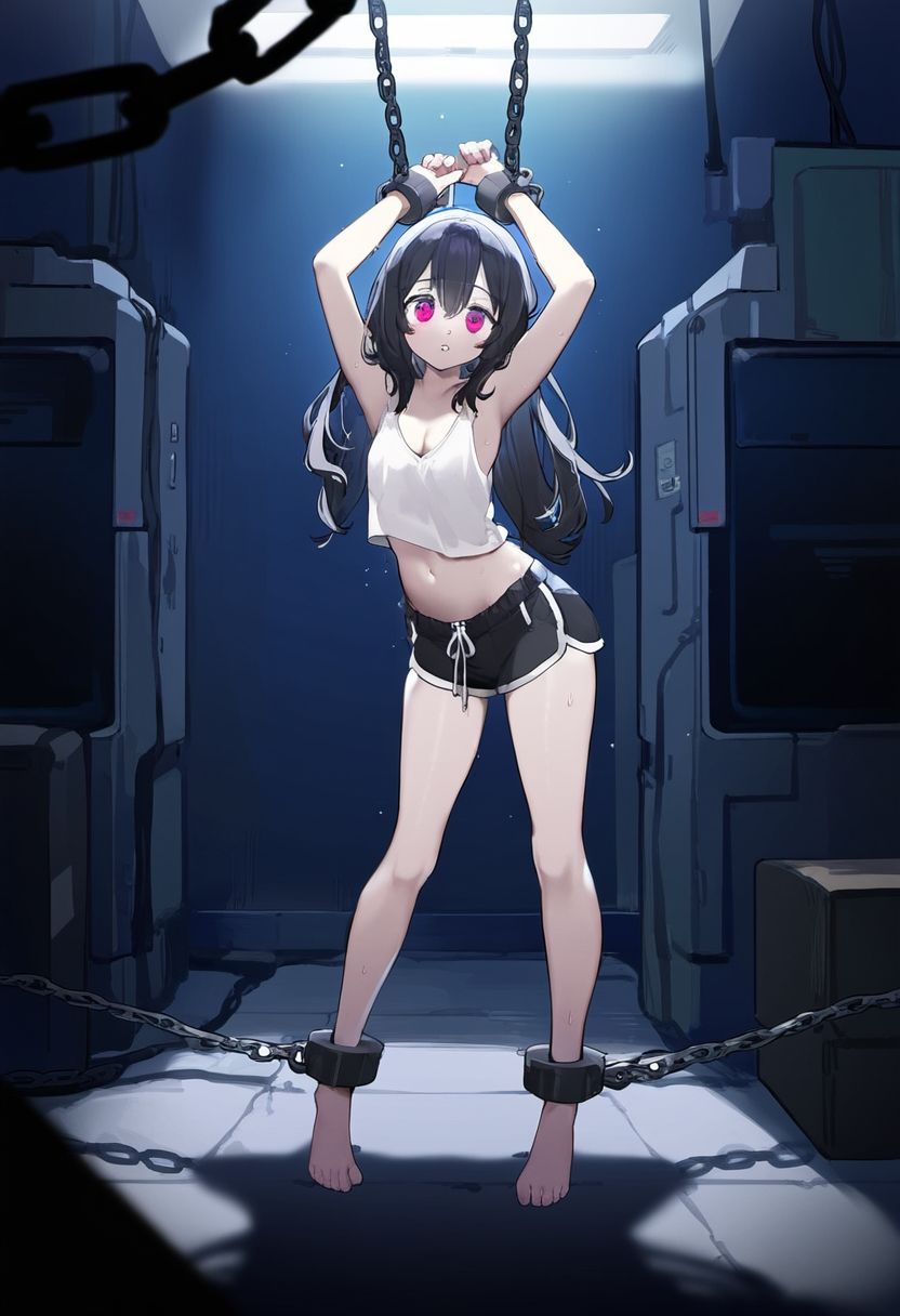 サンプル画像4:AI少女拘束絵巻7巻(眠らずの書庫) [d_550377]