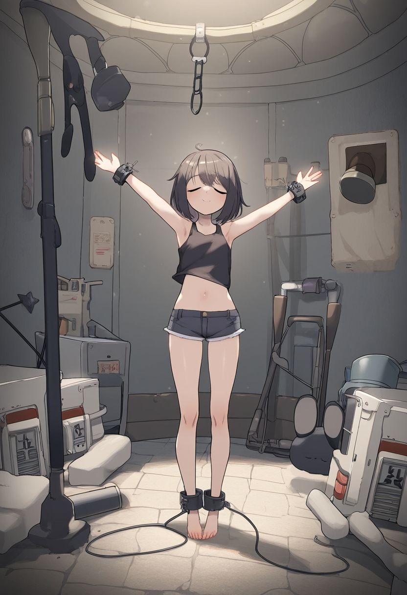 サンプル画像2:AI少女拘束絵巻8巻(眠らずの書庫) [d_550379]