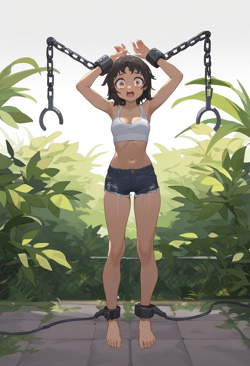 サンプル画像6:AI少女拘束絵巻8巻(眠らずの書庫) [d_550379]