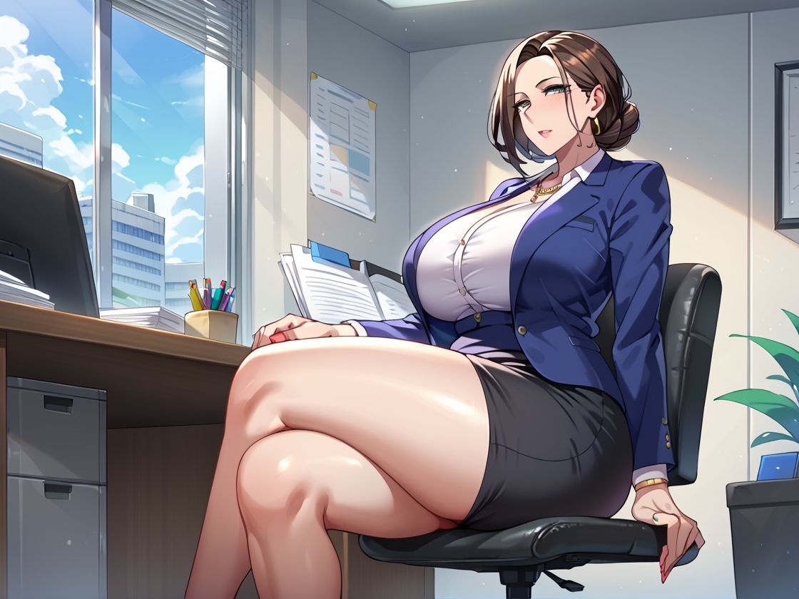 サンプル画像2:人妻OL配属先は性処理課(FMK) [d_550390]