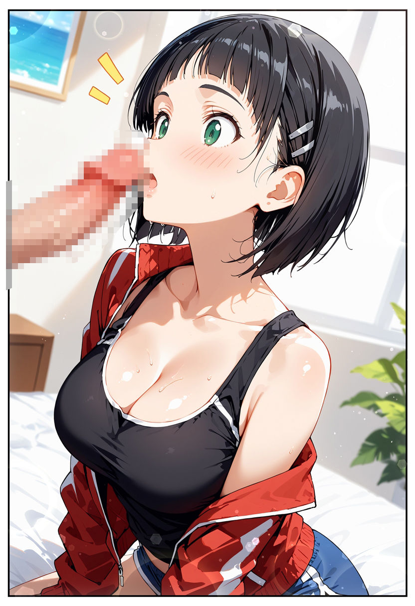 サンプル画像2:あの娘とえっちしたいんです…。-桐〇谷直葉-(ぐーたんAIらぼ@Girls) [d_550405]