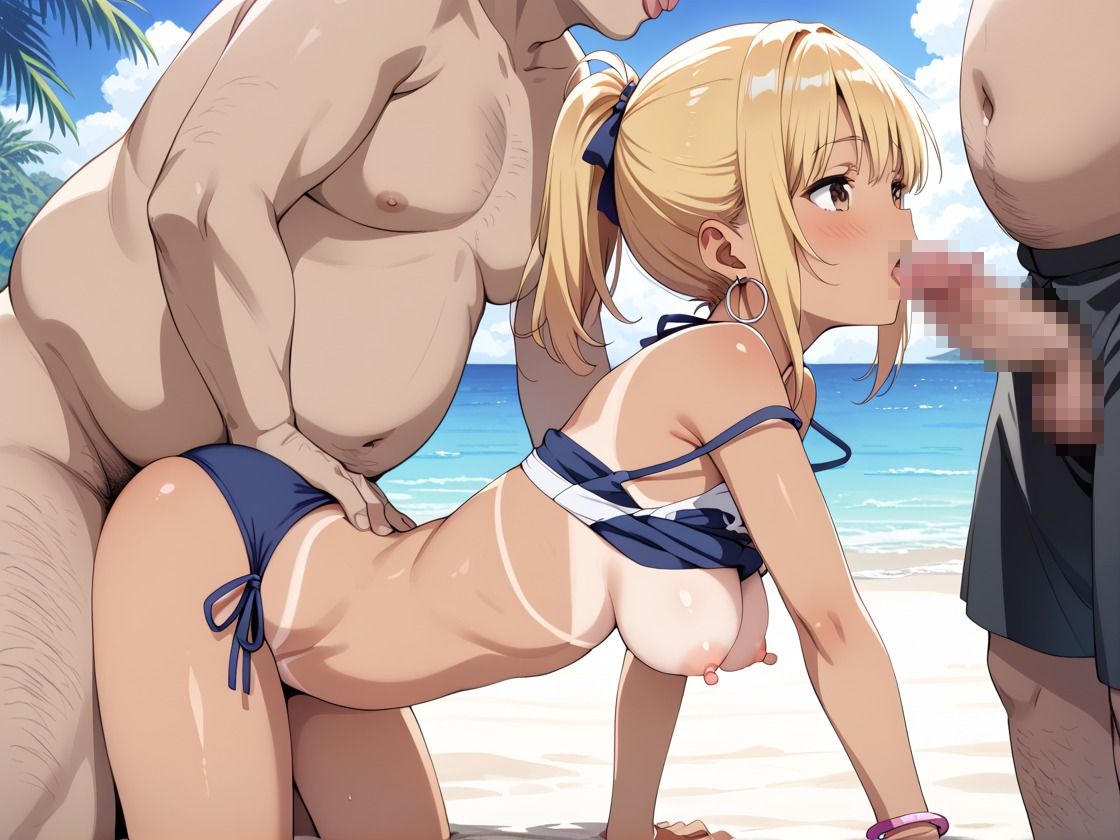 サンプル画像3:性育指導〜おじさんに優しい黒ギャルにムラムラして犯しました(エッチなまりる) [d_550437]