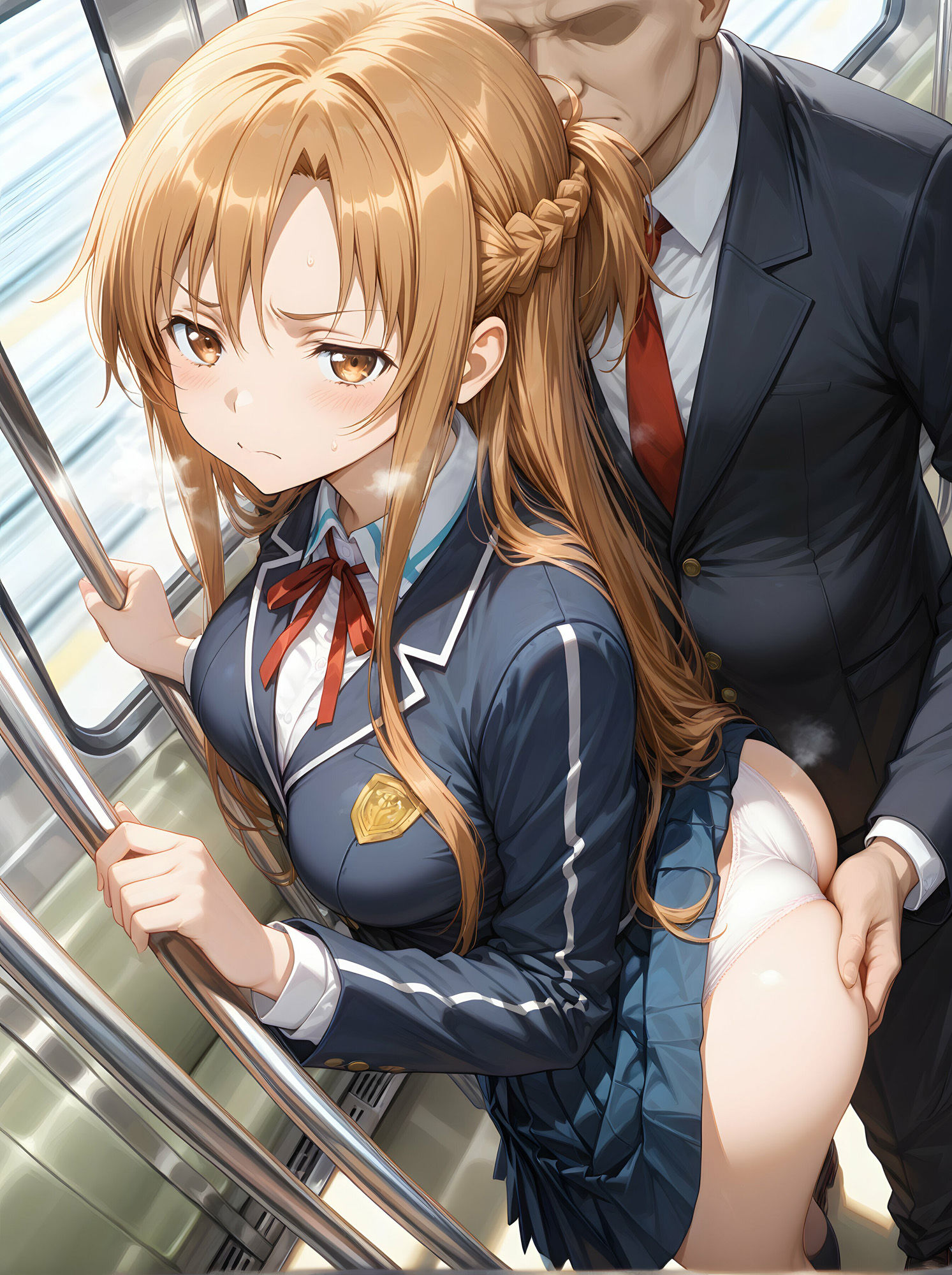 サンプル画像2:アスナが痴●オジサンに寝取られて孕むまで(雪月花) [d_550475]