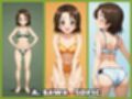 Girls underwear panties and bra ウサギさんチーム編