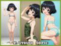 Girls underwear panties and bra ウサギさんチーム編