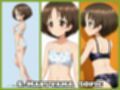 Girls underwear panties and bra ウサギさんチーム編