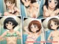Girls underwear panties and bra ウサギさんチーム編