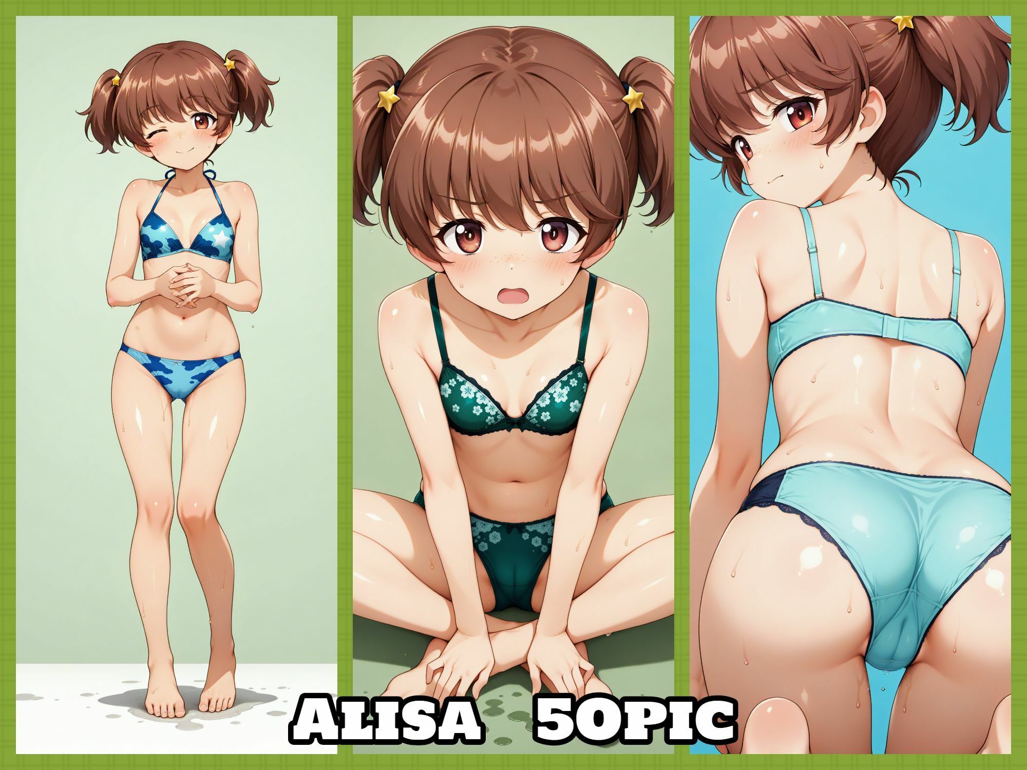 Girls underwear panties and bra サンダース大学附属編 画像4