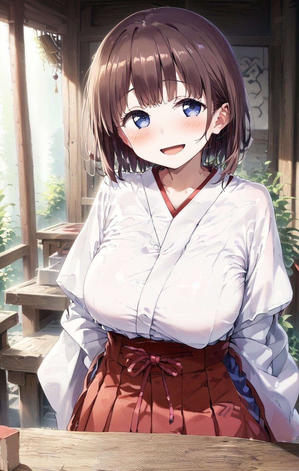 サンプル画像1:あ○ちゃんのたわわ巫女(Ecam) [d_550643]