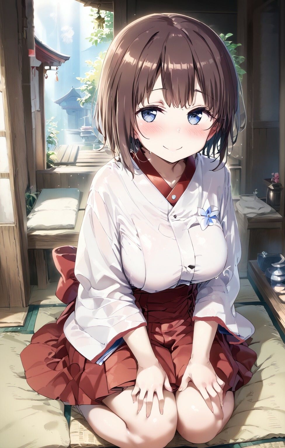 サンプル画像2:あ○ちゃんのたわわ巫女(Ecam) [d_550643]