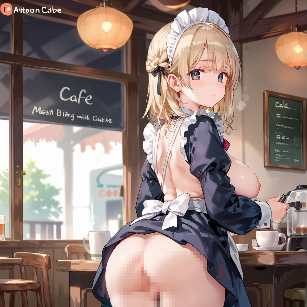 サンプル画像1:裏メニューあり！秘密のメイド喫茶Part7(ふみふみねこ) [d_550708]