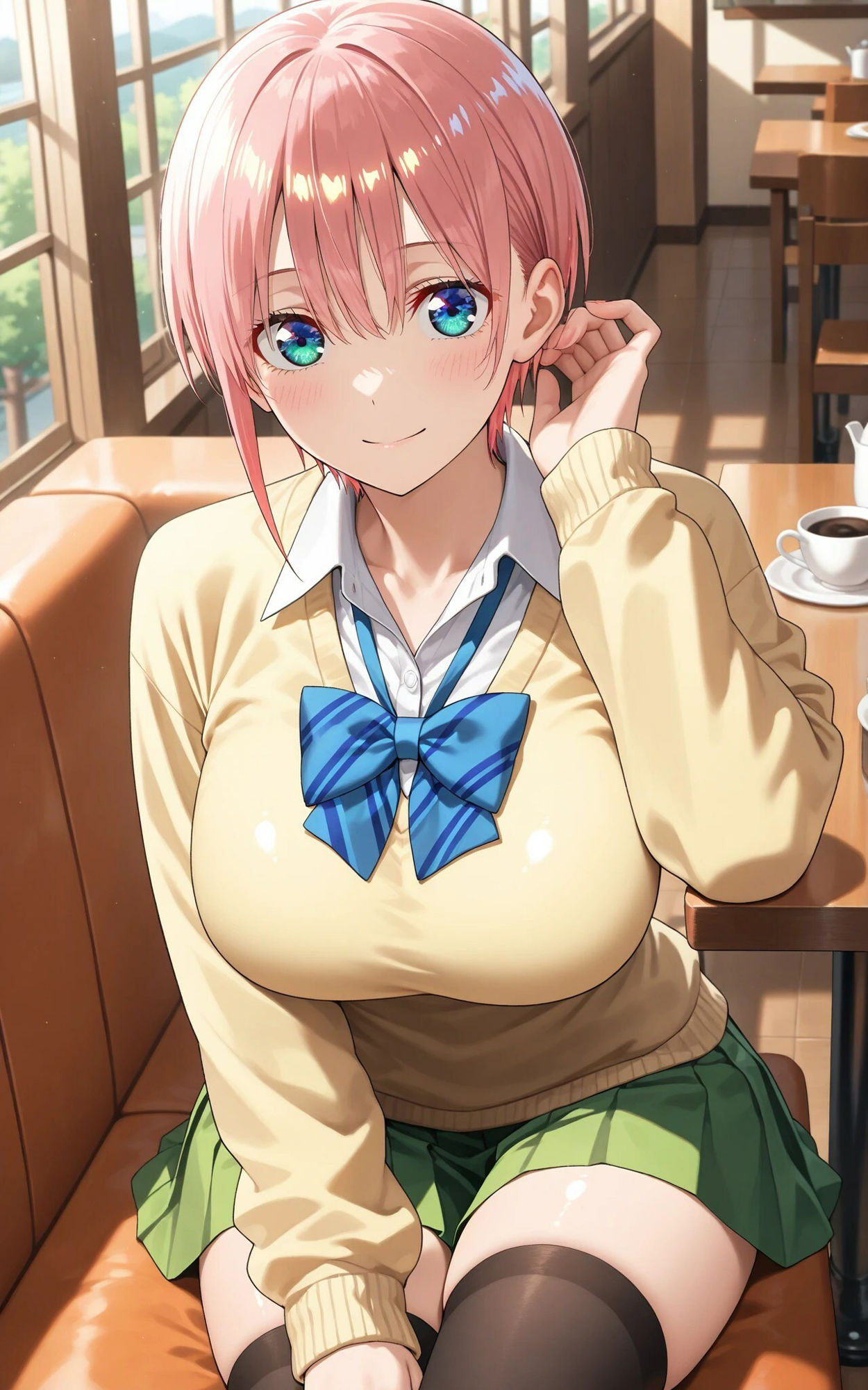 サンプル画像1:【発情美少女】五等分〇花嫁  中野〇花(画像生成マン) [d_550768]