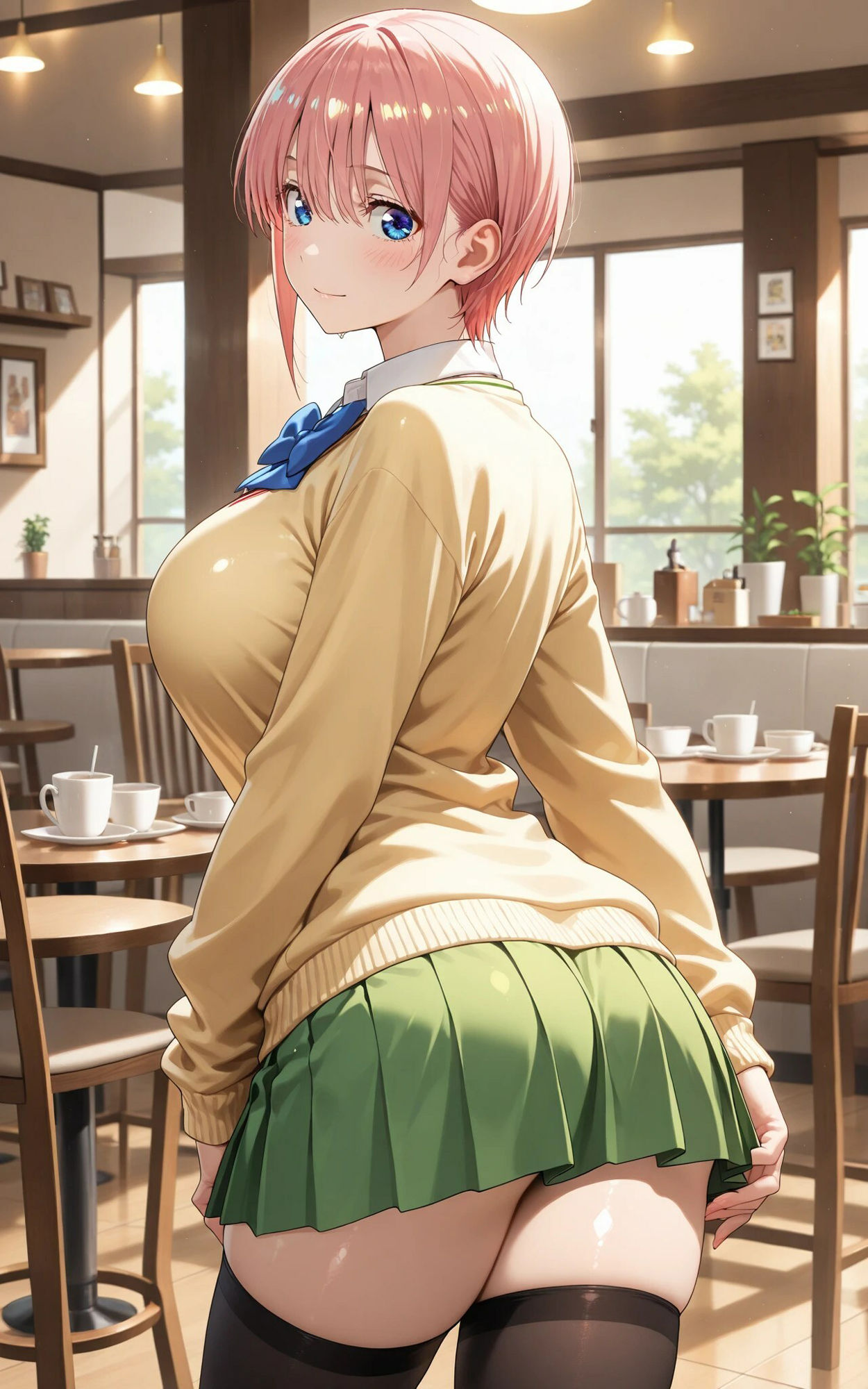 サンプル画像2:【発情美少女】五等分〇花嫁  中野〇花(画像生成マン) [d_550768]