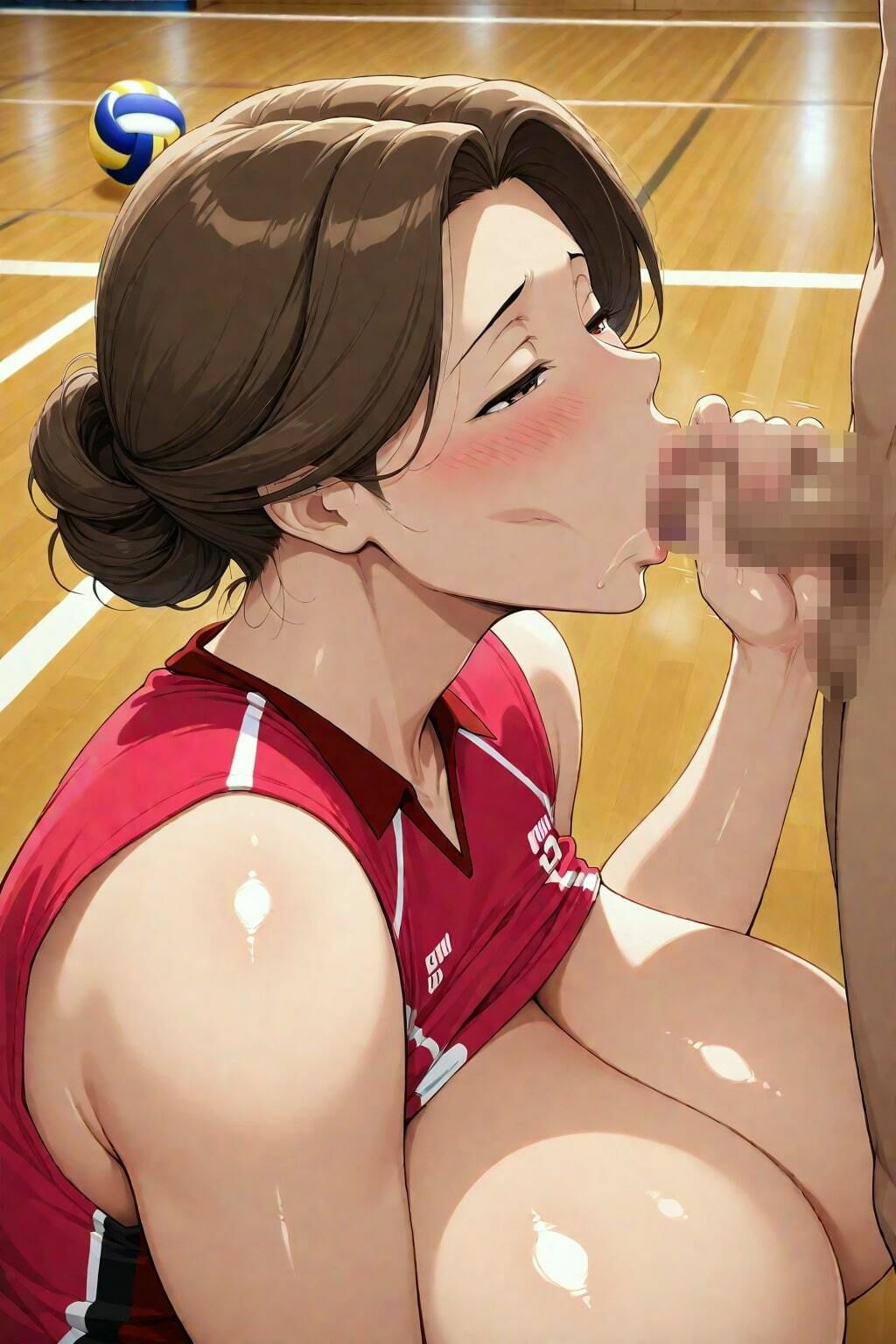 サンプル画像2:ママさんバレー(おっぱいライフ) [d_550822]