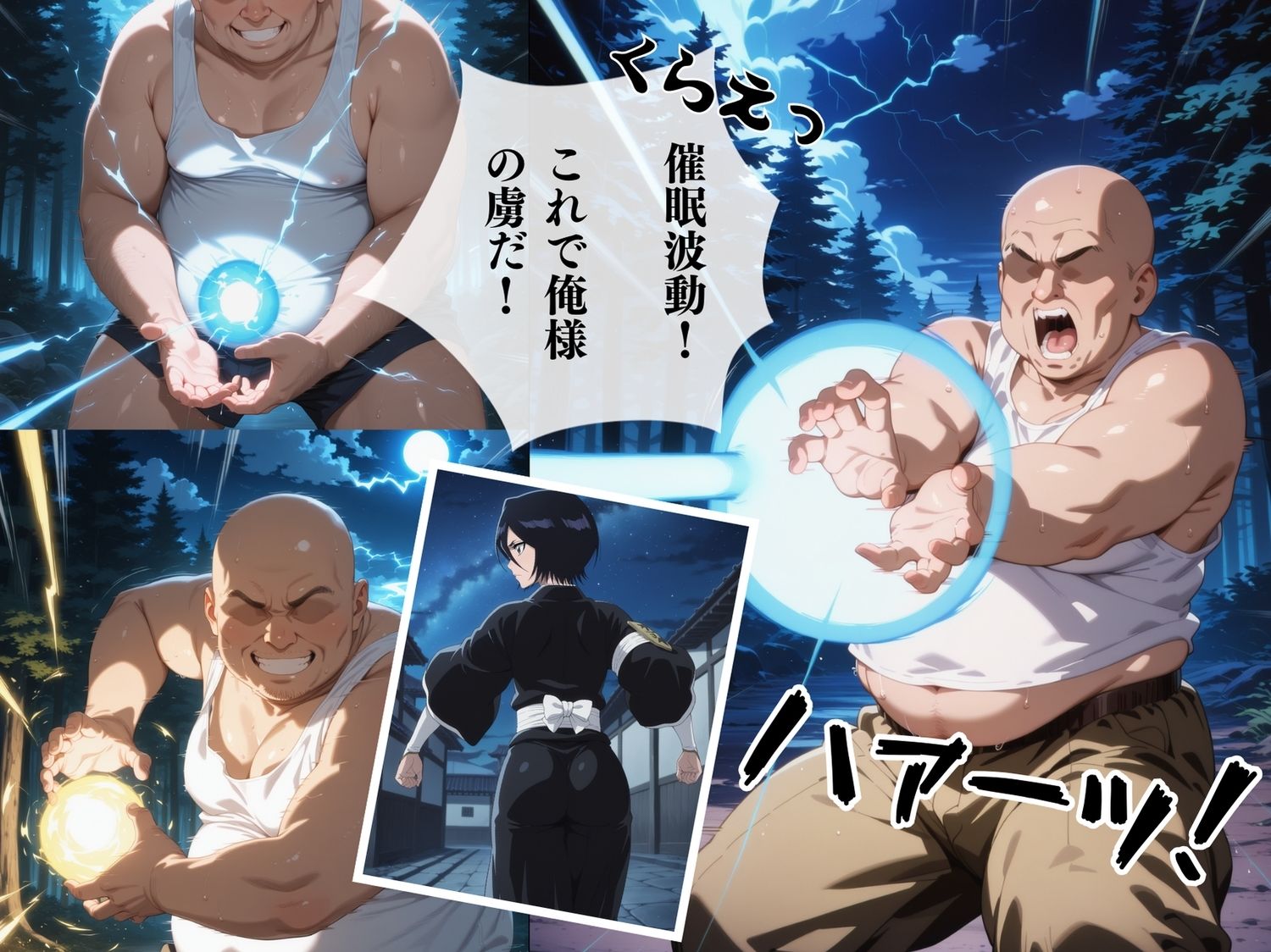 サンプル画像3:【完全敗北】朽木ル◯ア  〜彼女の魂は、催●波動に飲み込まれる。〜(種きゅん☆ハーレム計画) [d_550924]