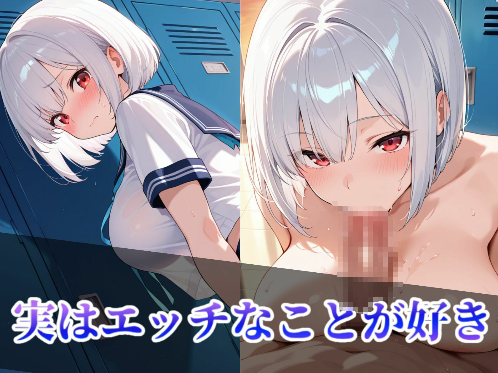サンプル画像2:純白〇K天使と…(じすとん部屋) [d_550953]