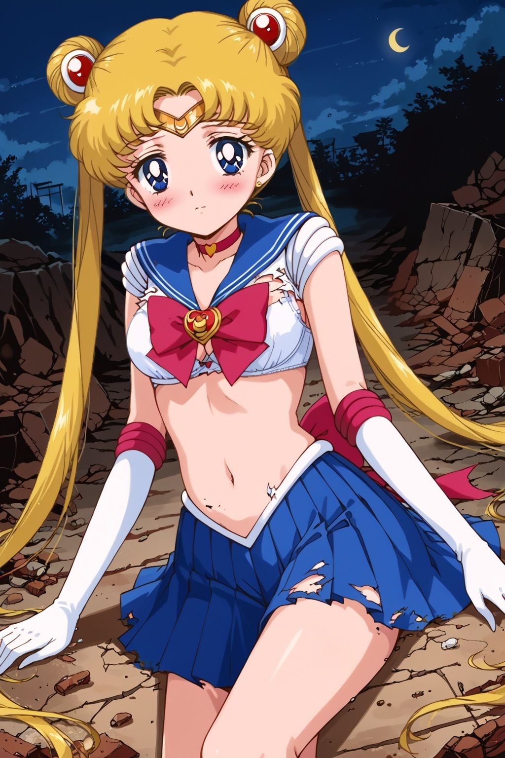 サンプル画像5:敗北ヒロイン 美少女戦士ムーンの陥落(ファルコンα) [d_550982]